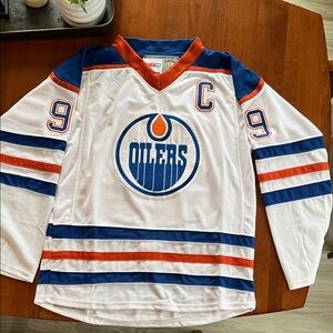 Wayne Gretzky Edmonton Oilers Hockey Jersey